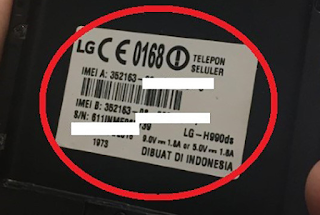 cara cek imei hp lg