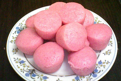 Kuih apam pink aku. - cookties