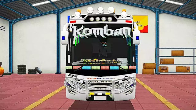 Komban Bus Livery | Komban White bus livery for Bus Sumilator Indonesia | skin for Bus game | Learning Studio