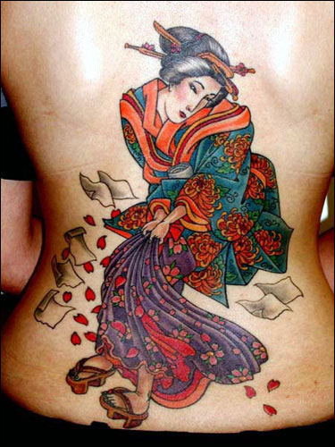 japanese girl tattoo