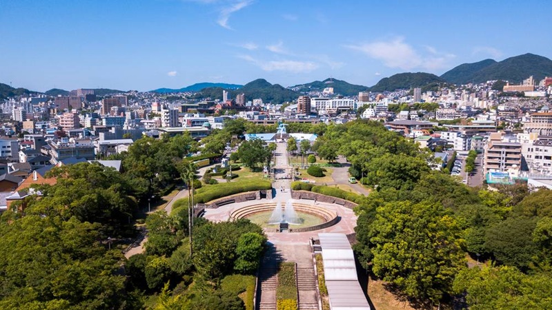สวนสันติภาพนางาซากิ (Nagasaki Peace Park)