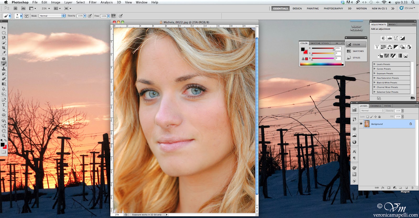 Veronica Mapelli Photography Tutorial Photoshop Date Una