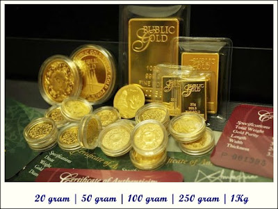 Kos penghantaran Produk Public Gold