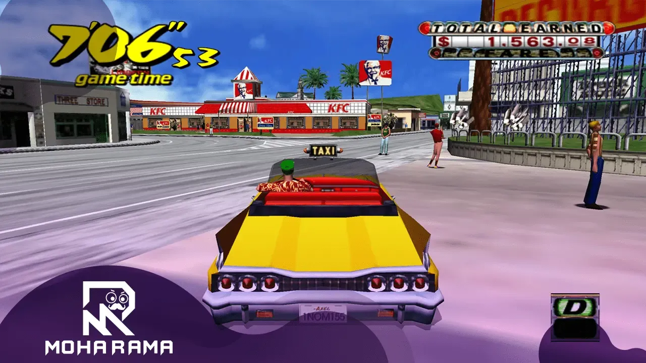 استمتع بتوصيل زبائنك فى Crazy Taxi