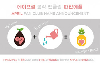  Girls band '' APRIL Umumkan Nama Resmi Untuk Fan Club 