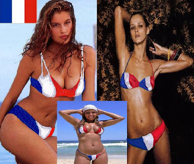 France Flag Bikini