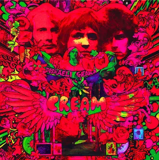 CREAM - Disraeli Gears (original front cover) - banda de rock CREAM