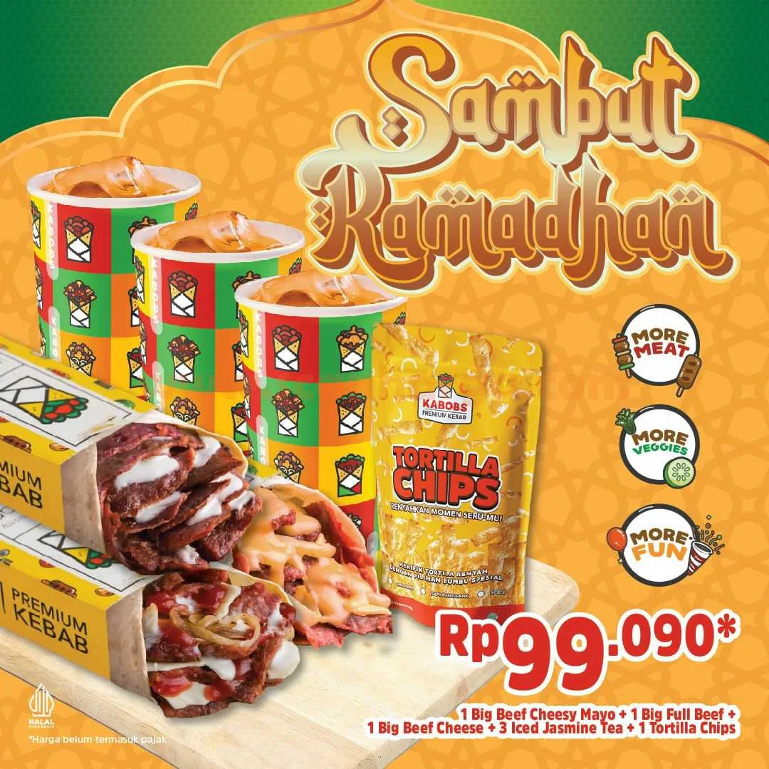 Promo KABOBS Paket RAMADHAN Hanya Rp 99.090