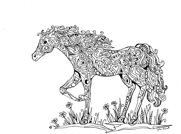Adults Difficult Animals Horse Printable Hd Coloring Pages Printable And  Coloring Book To Print For Free Find More Coloring Pages Online For Kids  And 