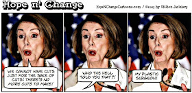 obama, obama jokes, cartoon, pelosi, budget cuts, hope n' change, hope and change, conservative, stilton jarlsberg, cupboard