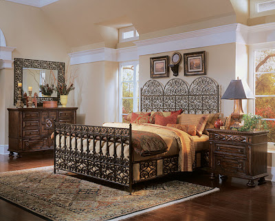 The Casablanca Metal Bedroom Set Is Constructed Of Birch Solids And