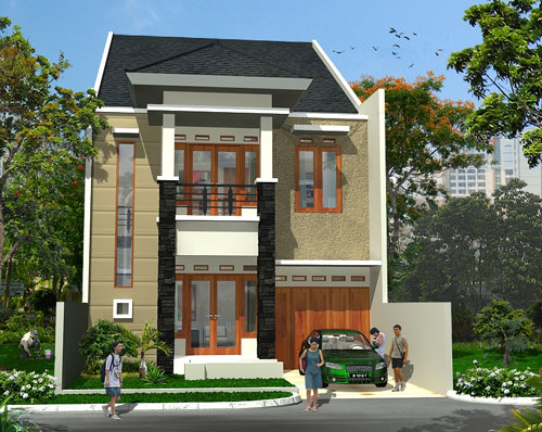  Desain  Rumah  Tingkat  2 Minimalis  Modern Rumah  Minimalis 