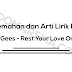 √ Terjemahan Dan Arti Lirik Lagu Bee Gees - Rest Your Love On Me