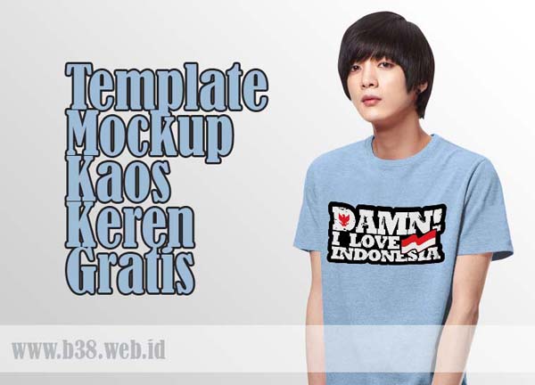 Download 11 Template Mockup Kaos Polos Keren Format Psd Gratis