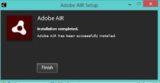 Download and install adobe air