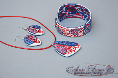 Polymer clay jewelry