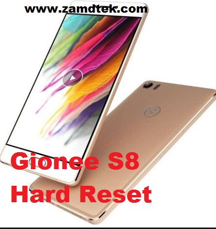 Gionee S8 hard reset. Pattern removal and frp bypass