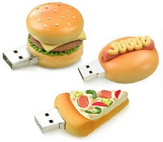 USB Flash pen drives - burger Mince Cake