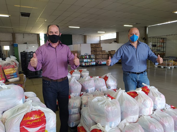 Vice-prefeito de Gravataí doa seu salário para a compra de 100 cestas básicas para o Comitê de Solidariedade