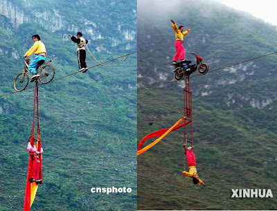 High-wire Stunts