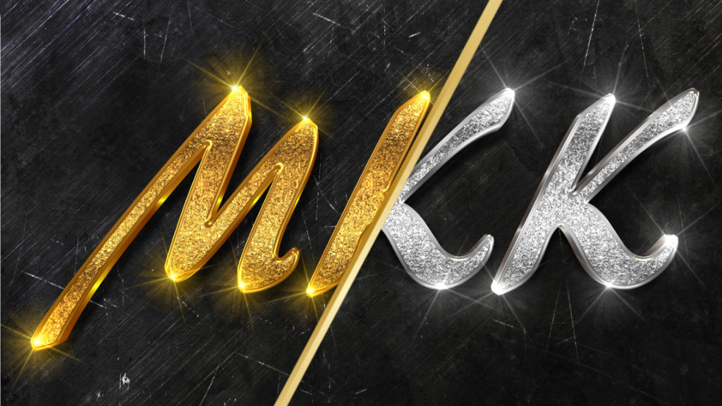 Download 3d brilliant gold text effect of psd file | 3d text mockup