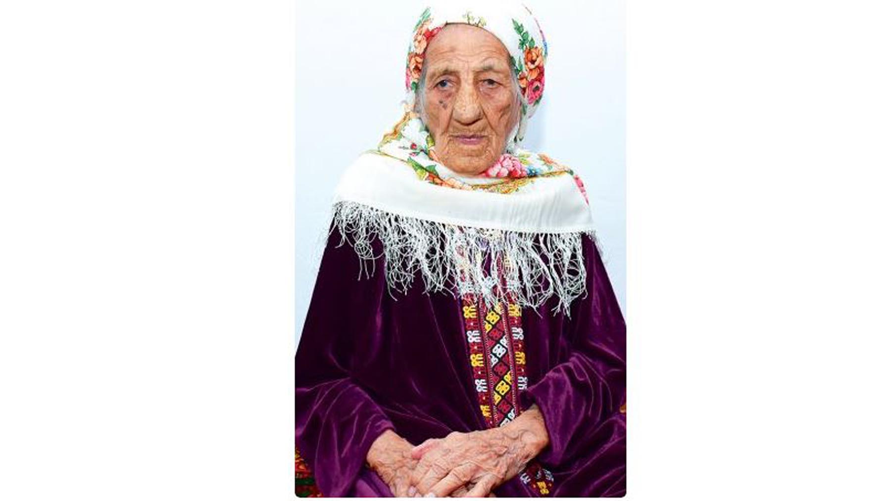 120-year-old Turkmen woman Ajapsoltan Hadjieva is the longest-lived person in the World