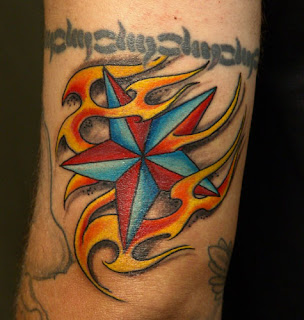 nautical star tattoos, tattoos