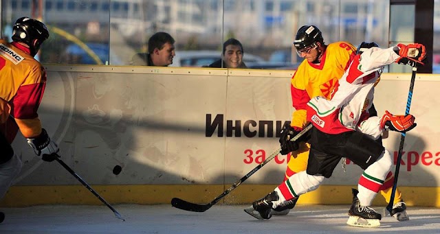 Eishockey: Internationales Debüt für Mazedonien in Füssen beim Development Cup