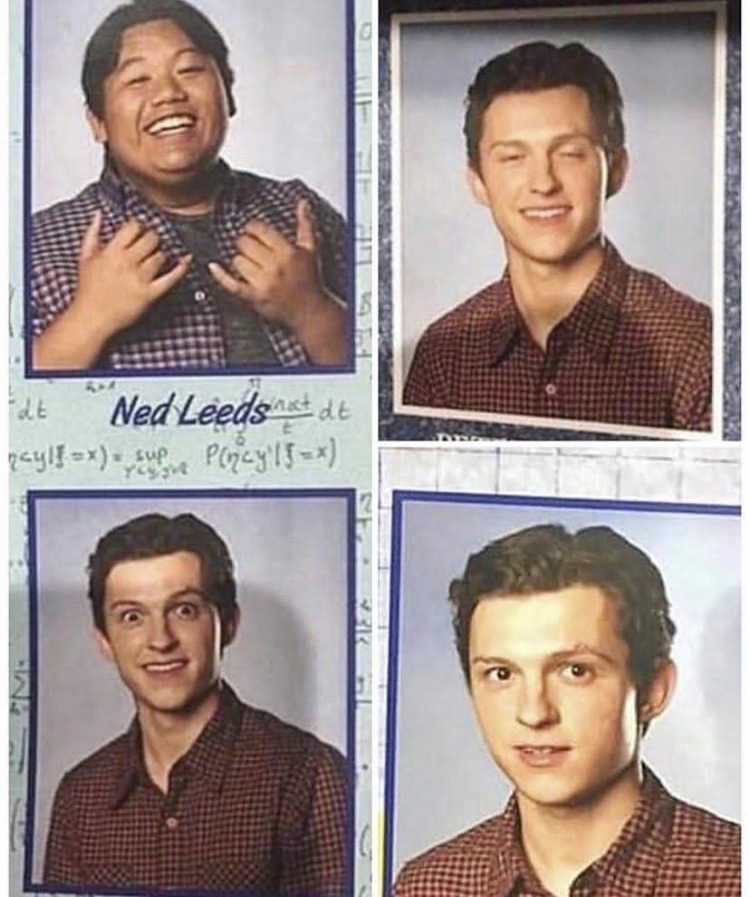 Peter Parker Yearbook Photos From Spider Man Far From Home トム ホランド主演の スパイダーマン シリーズ第2弾 ファー フロム ホーム のために撮影されたクラスアルバムのおかしな写真 Cia Movie News Extra