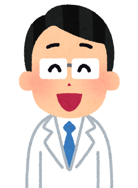 いろいろな表情の白衣を着た人のイラスト 男性 かわいいフリー素材集 いらすとや