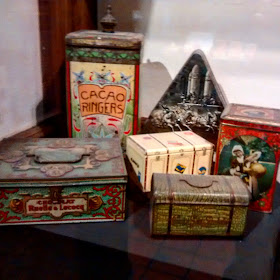 Caixas antigas de chocolate - Museu do Chocolate - Bruxelas - Bélgica