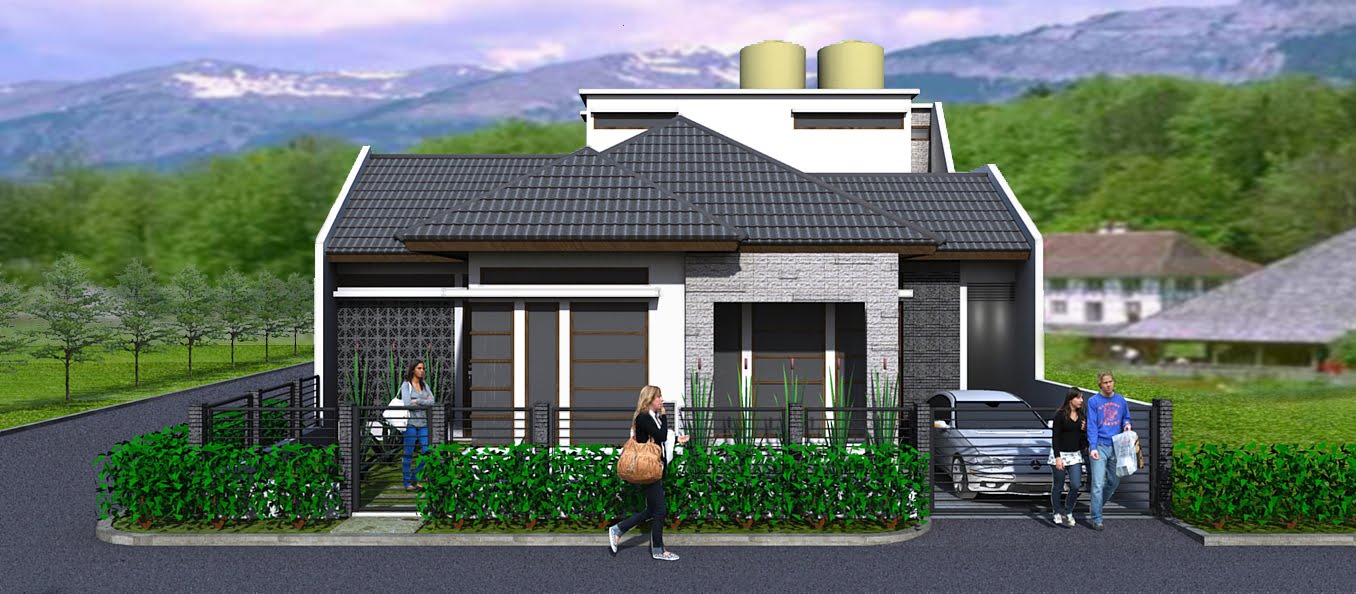 106 Denah Rumah Minimalis Posisi Hook  Gambar Desain 