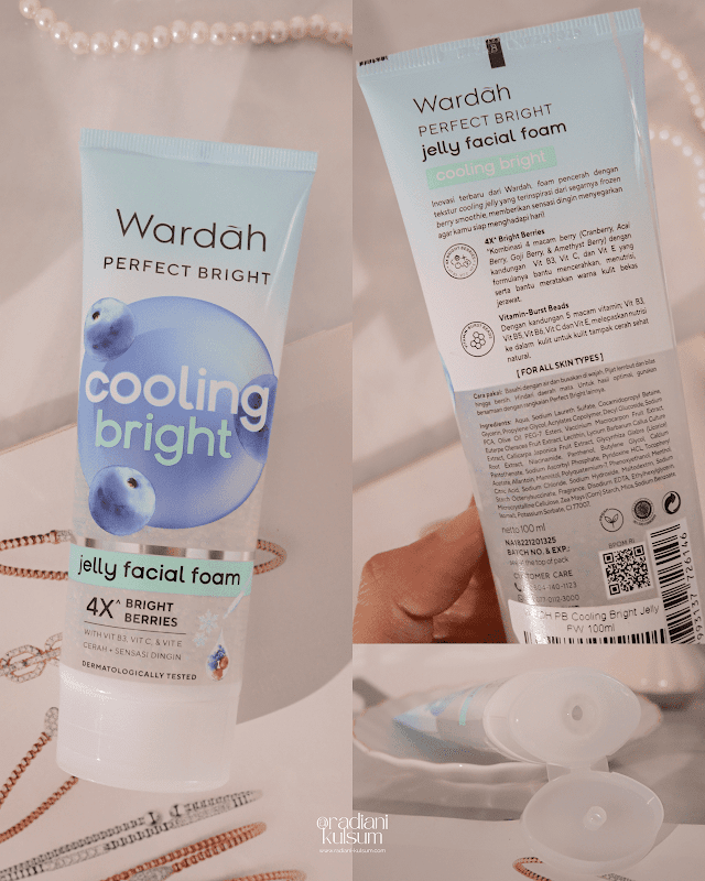 Wardah Perfect Bright - Cooling Bright - Jelly Facial Foam