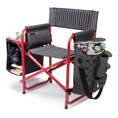 Portable Folding Chair, with Cooler and Side Table that Converts Into An Easy-To-Carry Backpack