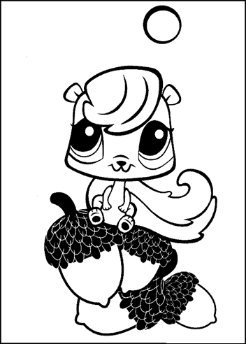 Desenhos para colorir Littlest Pet Shop