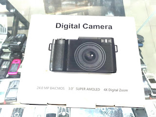 Digital Camera 24.0MP BAICMOS 3.0-inch Super Amoled 4x Digital Zoom New Sisa Stok