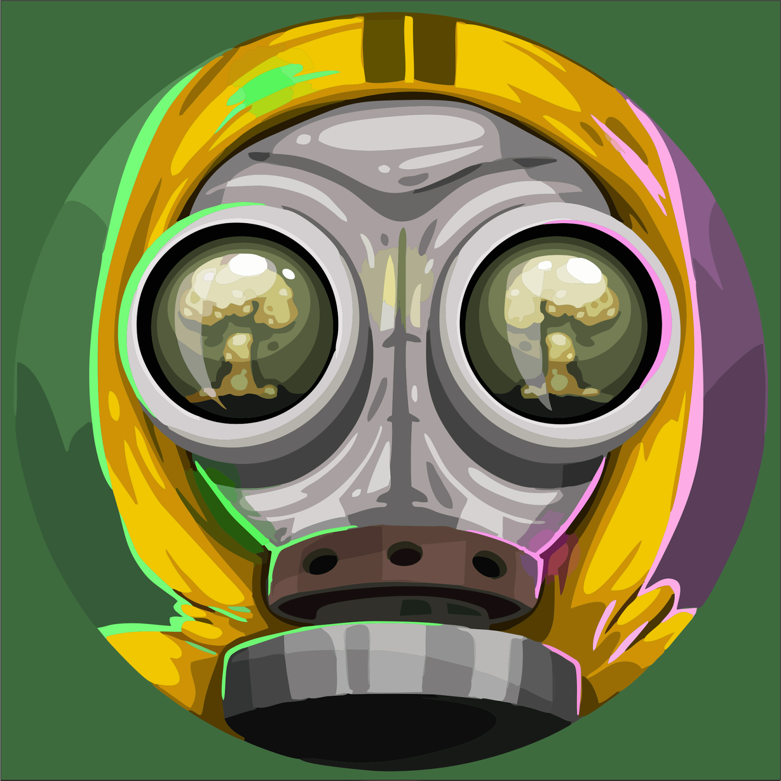 Nuevo Agar.io skin «Hazmat»