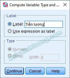 tạo biến đại diện trong SPSS