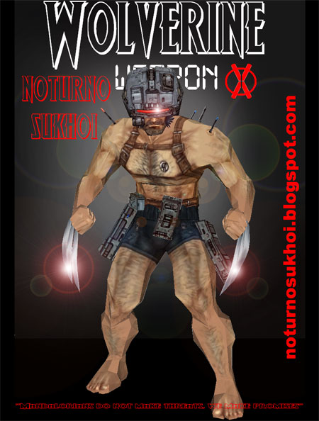 Wolverine Weapon X Papercraft