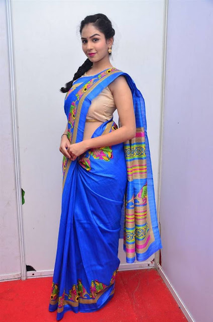 Pooja Stills At Kala Silk Handloom Expo Launch