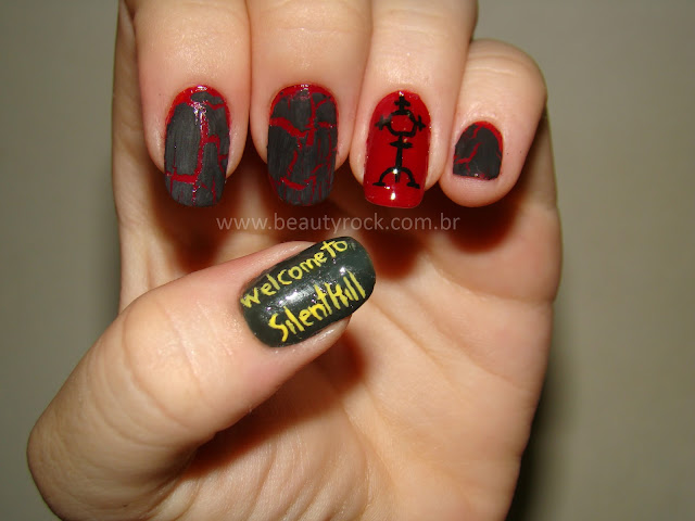 Nail art Silent Hill, Unhas Halloween