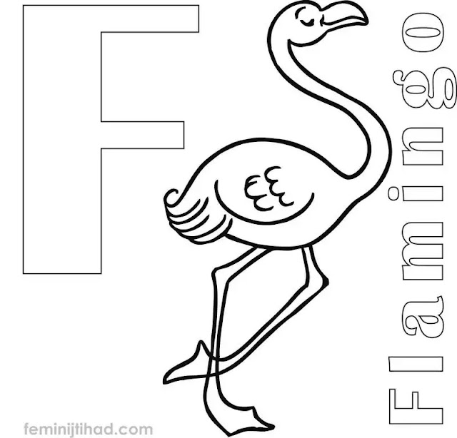Printable Cute Flamingo Coloring Pages Pdf