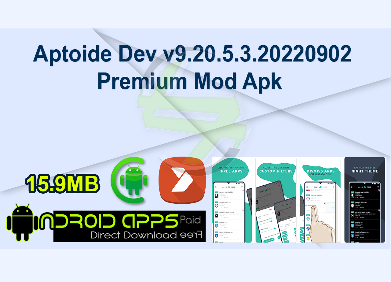 Aptoide Dev v9.20.5.3.20220902 Premium Mod Apk 