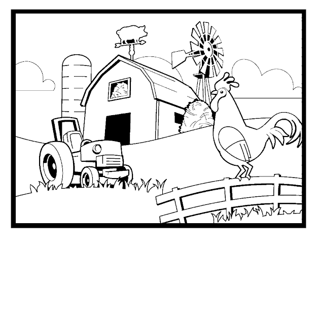 Free Rooster Pictures To Print  Kb  Farm Animal Printable Coloring  Sheets Printable Coloring Pages