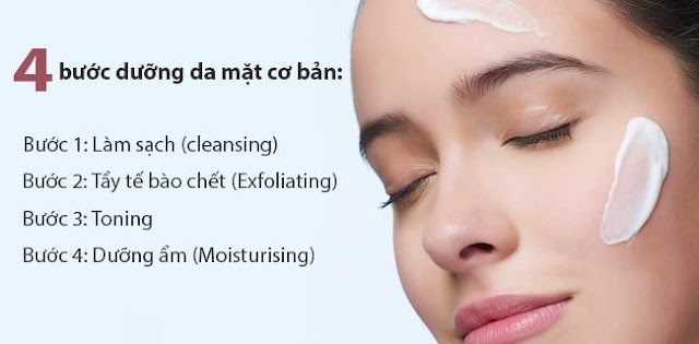 các bước dưỡng da cơ bản