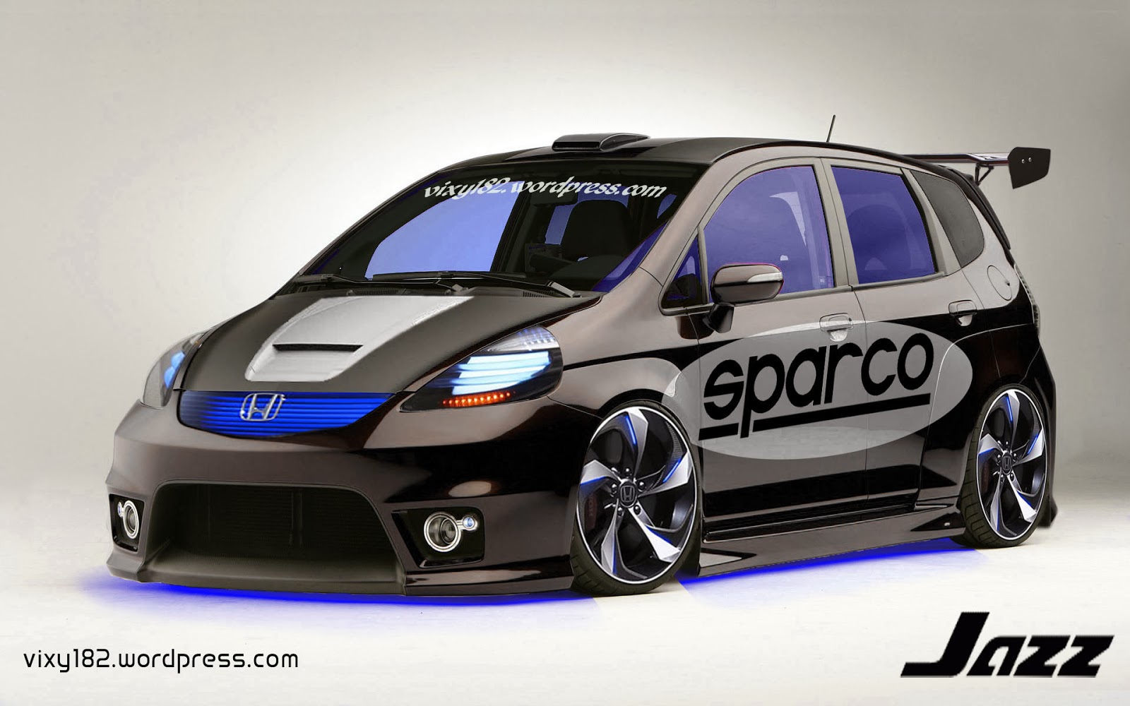 Gambar Modif Honda Jazz Drag Terlengkap Modifikasi Mobil Sedan