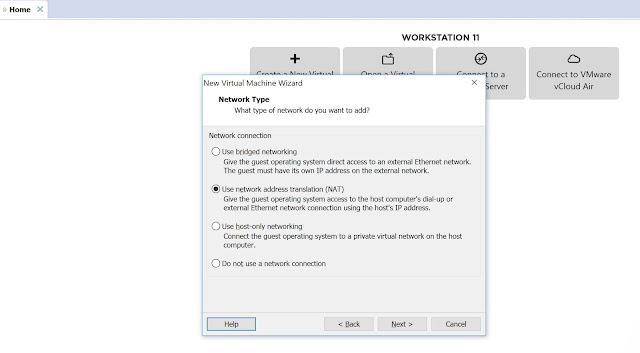 network type for vm