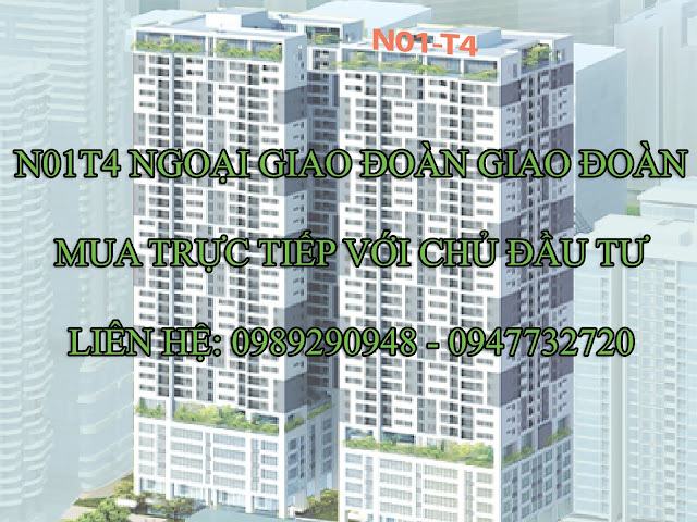 Chung cư N01T4 Ngoại Giao Đoàn - Mua trực tiếp với chủ đầu tư