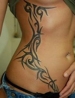 Sexy Tribal Tattoo For Women
