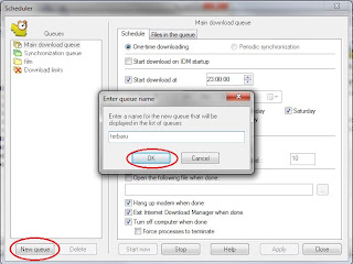 setting jadwal download di idm